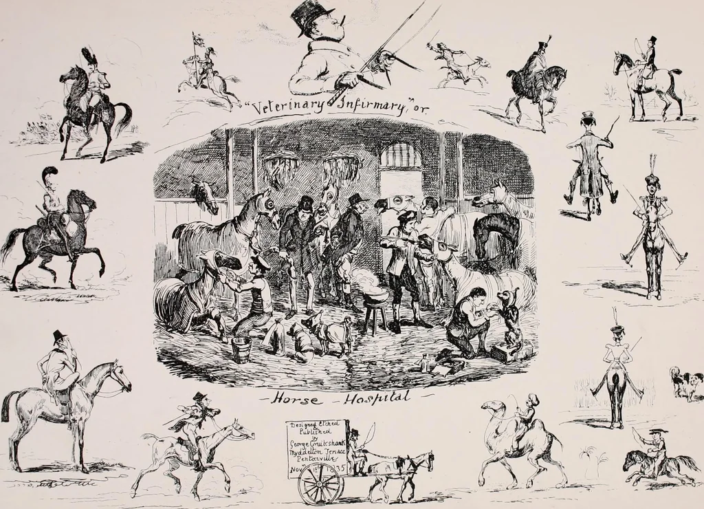 An illustration from My sketchbook : v. 1 Pentonville, 1834, leaf 64