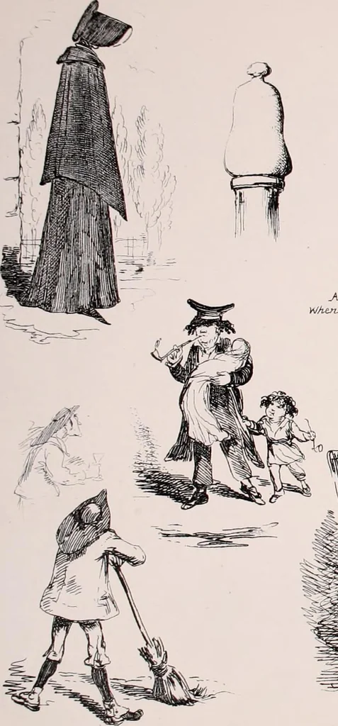 An illustration from My sketchbook : v. 1 Pentonville, 1834, leaf 68