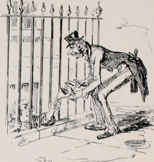 An illustration from My sketchbook : v. 1 Pentonville, 1834, leaf 72