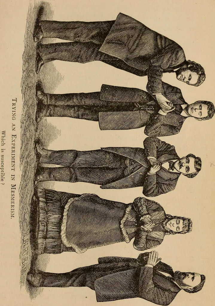 An illustration from The mysteries of the head and the heart explained : including an improved system of phrenology, a new theory of the emotions, and an explanation of the mysteries of mesmerism, trance, mind-reading, and the spirit delusion, 1875, leaf 300