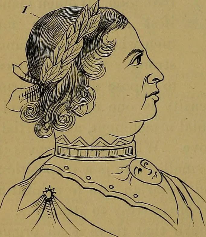 An illustration from The mysteries of the head and the heart explained: including an improved system of phrenology; a new theory of the emotions, and an explanation of the mysteries of mesmerism, trance, mind-reading, and the spirit delusion, 1881, leaf 115