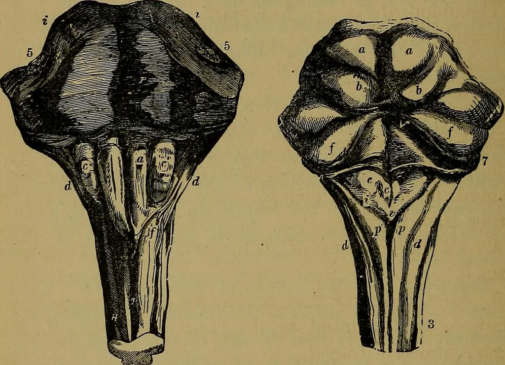 An illustration from The mysteries of the head and the heart explained: including an improved system of phrenology; a new theory of the emotions, and an explanation of the mysteries of mesmerism, trance, mind-reading, and the spirit delusion, 1881, leaf 191
