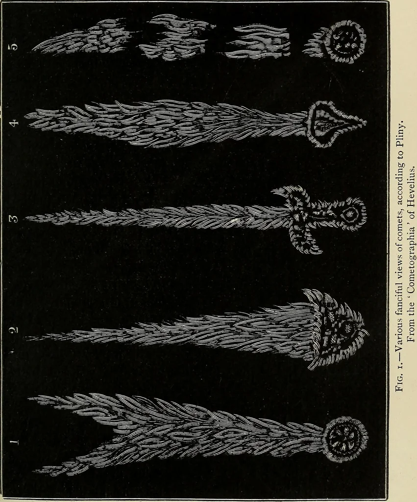 An illustration from Mysteries of time and space, 1883, leaf 168
