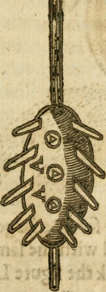 An illustration from The mysteryes of nature and art : conteined in foure severall tretises, the first of water workes, the second of fyer workes, the third of drawing, colouring, painting, and engrauing, the fourth of divers experiments, as wel serviceable as delightful, 1634, leaf 108