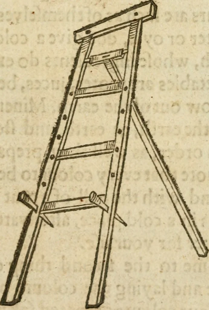 An illustration from The mysteryes of nature and art : conteined in foure severall tretises, the first of water workes, the second of fyer workes, the third of drawing, colouring, painting, and engrauing, the fourth of divers experiments, as wel serviceable as delightful, 1634, leaf 142