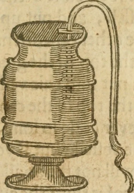 An illustration from The mysteryes of nature and art : conteined in foure severall tretises, the first of water workes, the second of fyer workes, the third of drawing, colouring, painting, and engrauing, the fourth of divers experiments, as wel serviceable as delightful, 1634, leaf 16