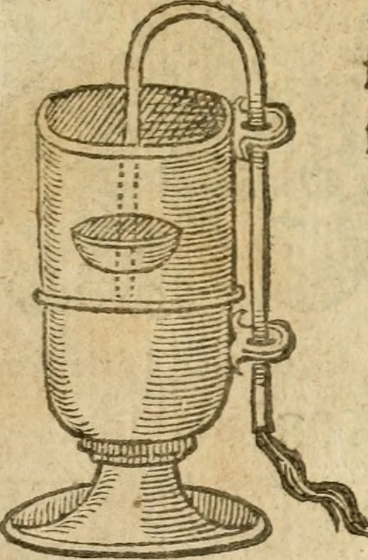 An illustration from The mysteryes of nature and art : conteined in foure severall tretises, the first of water workes, the second of fyer workes, the third of drawing, colouring, painting, and engrauing, the fourth of divers experiments, as wel serviceable as delightful, 1634, leaf 17