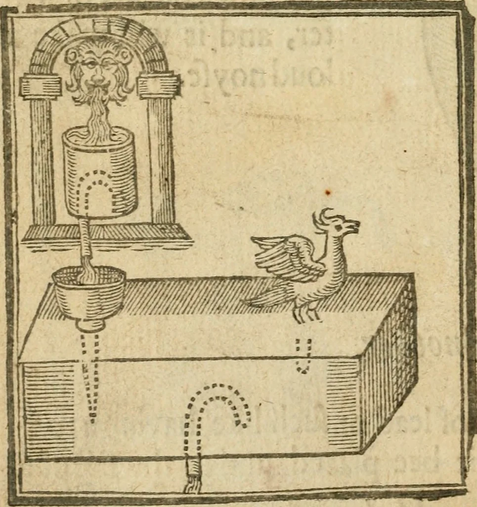 An illustration from The mysteryes of nature and art : conteined in foure severall tretises, the first of water workes, the second of fyer workes, the third of drawing, colouring, painting, and engrauing, the fourth of divers experiments, as wel serviceable as delightful, 1634, leaf 35