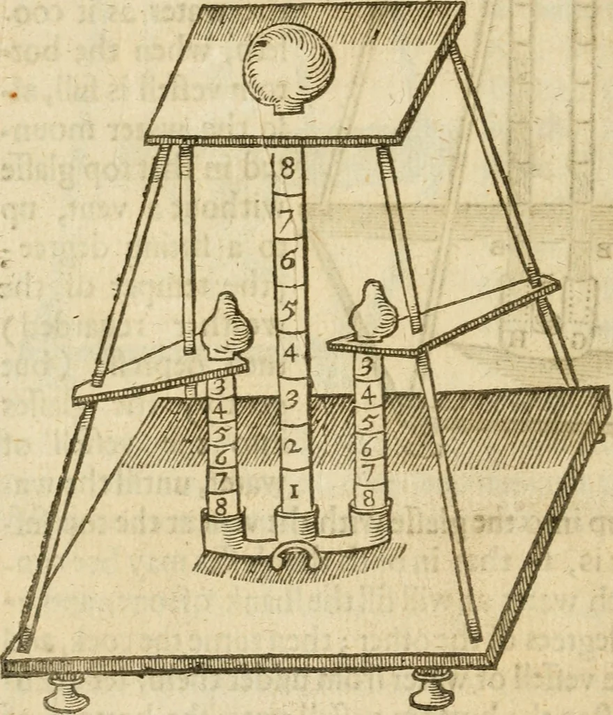 An illustration from The mysteryes of nature and art : conteined in foure severall tretises, the first of water workes, the second of fyer workes, the third of drawing, colouring, painting, and engrauing, the fourth of divers experiments, as wel serviceable as delightful, 1634, leaf 51