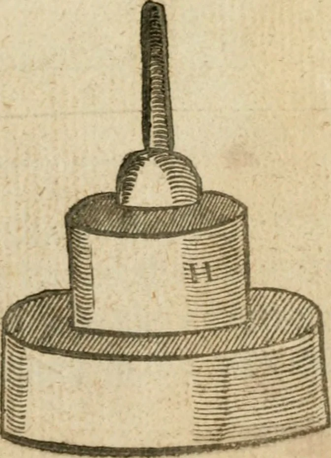 An illustration from The mysteryes of nature and art : conteined in foure severall tretises, the first of water workes, the second of fyer workes, the third of drawing, colouring, painting, and engrauing, the fourth of divers experiments, as wel serviceable as delightful, 1634, leaf 82