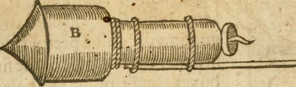 An illustration from The mysteryes of nature and art : conteined in foure severall tretises, the first of water workes, the second of fyer workes, the third of drawing, colouring, painting, and engrauing, the fourth of divers experiments, as wel serviceable as delightful, 1634, leaf 90