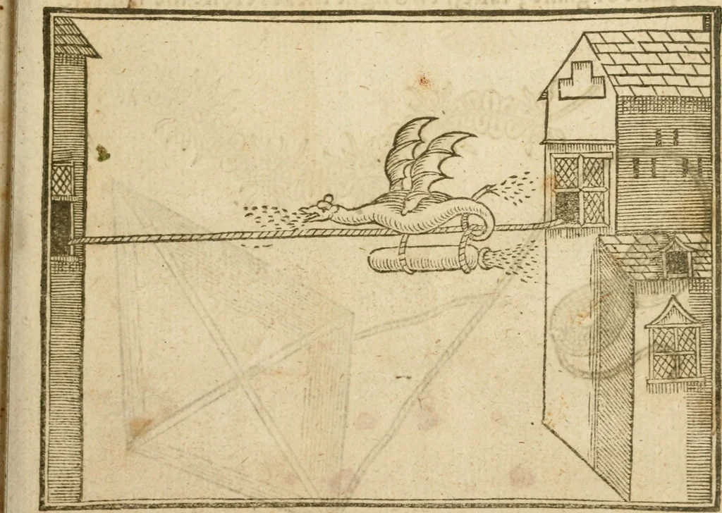 An illustration from The mysteryes of nature and art : conteined in foure severall tretises, the first of water workes, the second of fyer workes, the third of drawing, colouring, painting, and engrauing, the fourth of divers experiments, as wel serviceable as delightful, 1634, leaf 94