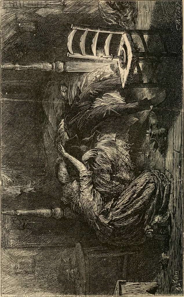 An illustration from The mystery of Edwin Drood, 1870, leaf 223
