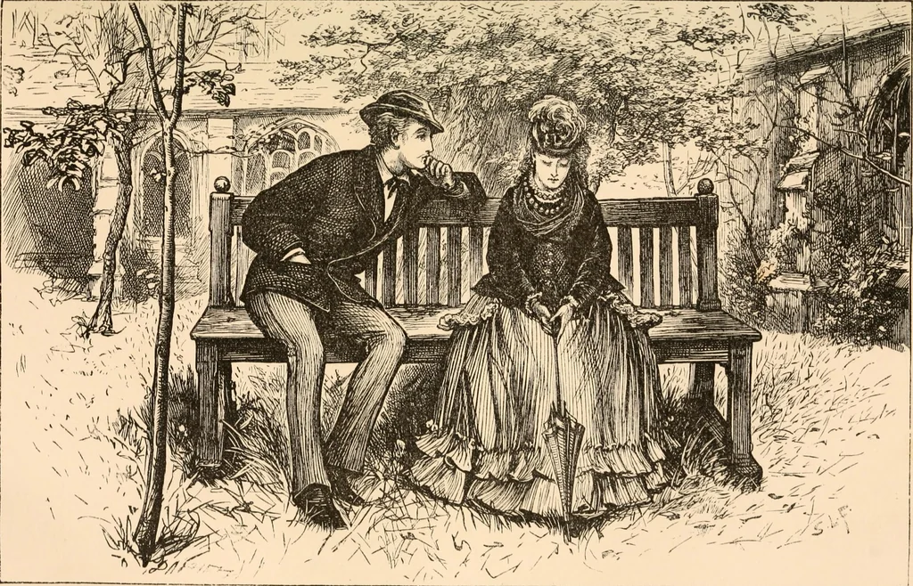 An illustration from The mystery of Edwin Drood, 1870, leaf 40