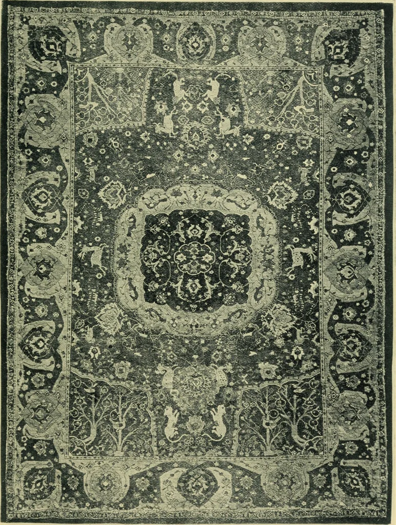 An illustration from The mystery of the oriental rug; the mystery of the rug, the prayer rug, some advice to purchasers of oriental rugs, 1914, leaf 24
