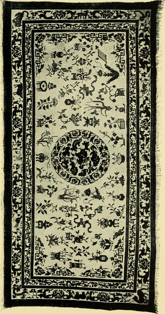 An illustration from The mystery of the oriental rug; the mystery of the rug, the prayer rug, some advice to purchasers of oriental rugs, 1914, leaf 26