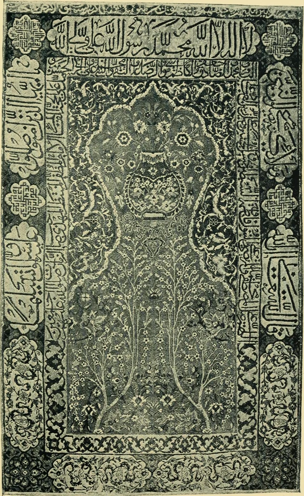 An illustration from The mystery of the oriental rug; the mystery of the rug, the prayer rug, some advice to purchasers of oriental rugs, 1914, leaf 28