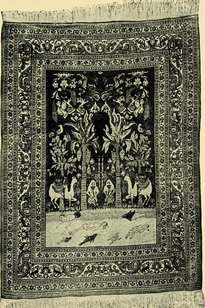 An illustration from The mystery of the oriental rug; the mystery of the rug, the prayer rug, some advice to purchasers of oriental rugs, 1914, leaf 30
