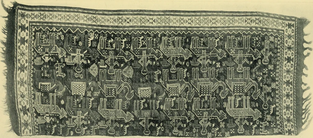 An illustration from The mystery of the oriental rug; the mystery of the rug, the prayer rug, some advice to purchasers of oriental rugs, 1914, leaf 40