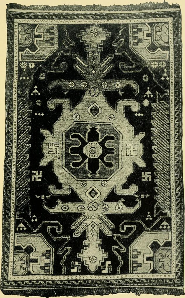 An illustration from The mystery of the oriental rug; the mystery of the rug, the prayer rug, some advice to purchasers of oriental rugs, 1914, leaf 42