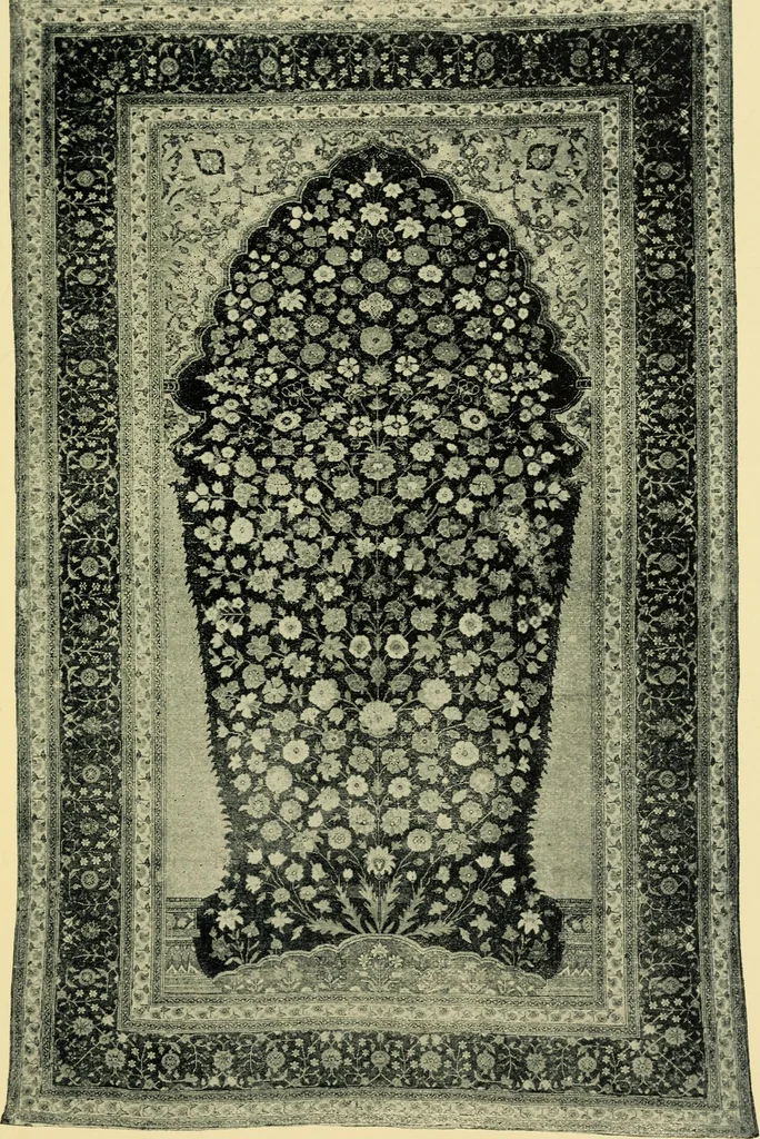 An illustration from The mystery of the oriental rug; the mystery of the rug, the prayer rug, some advice to purchasers of oriental rugs, 1914, leaf 46