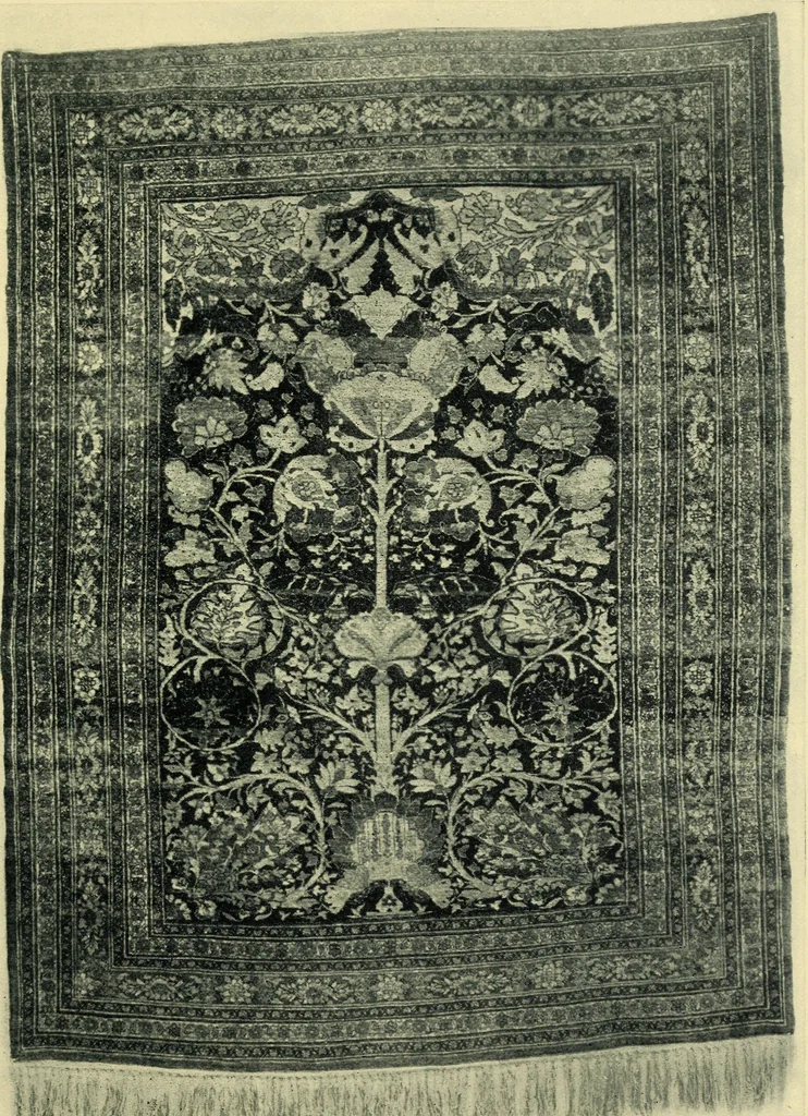 An illustration from The mystery of the oriental rug; the mystery of the rug, the prayer rug, some advice to purchasers of oriental rugs, 1914, leaf 74
