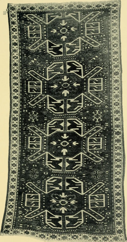 An illustration from The mystery of the oriental rug; the mystery of the rug, the prayer rug, some advice to purchasers of oriental rugs, 1914, leaf 88