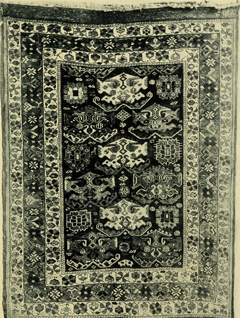 An illustration from The mystery of the oriental rug; the mystery of the rug, the prayer rug, some advice to purchasers of oriental rugs, 1914, leaf 94