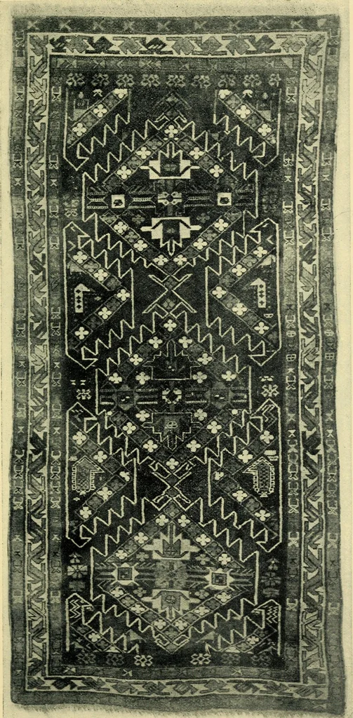 An illustration from The mystery of the oriental rug; the mystery of the rug, the prayer rug, some advice to purchasers of oriental rugs, 1914, leaf 96