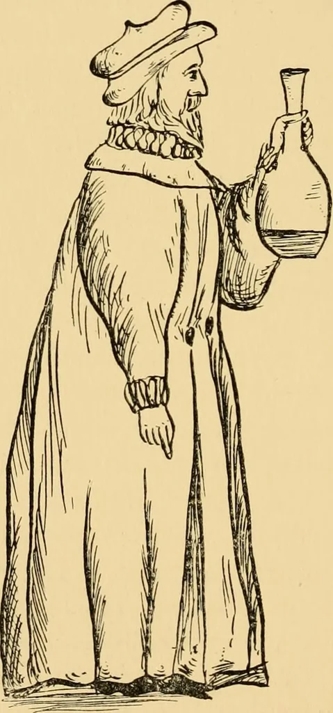 An illustration from The mystery and romance of alchemy and pharmacy, 1897, leaf 207