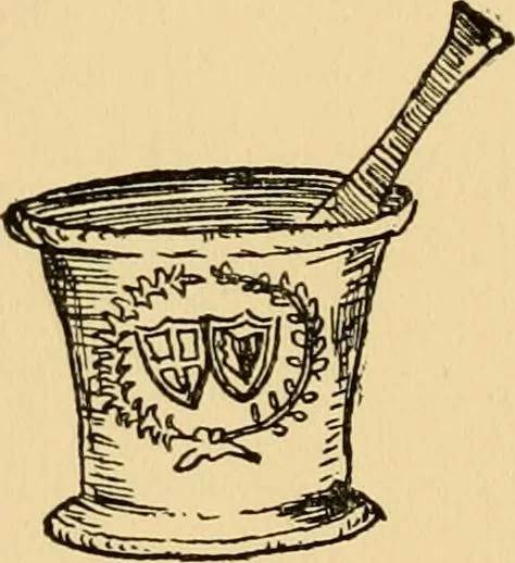 An illustration from The mystery and romance of alchemy and pharmacy, 1897, leaf 255