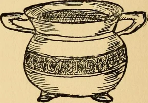 An illustration from The mystery and romance of alchemy and pharmacy, 1897, leaf 255