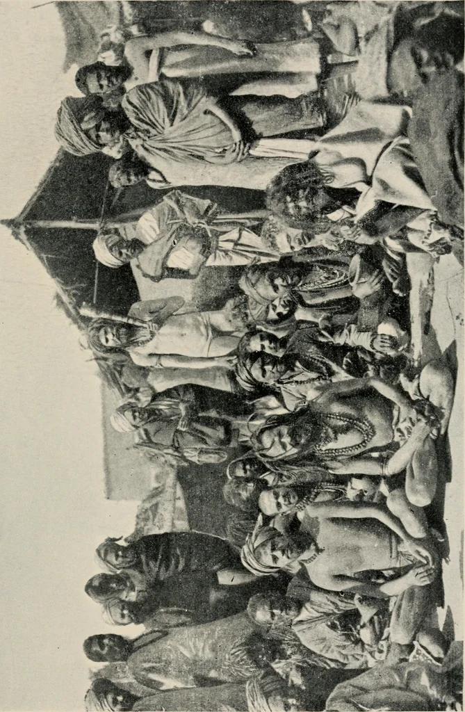 An illustration from The mystics, ascetics, and saints of India : a study of Sadhuism, with an account of the Yogis, Sanyasis, Bairagis, and other strange Hindu sectarians, 1905, leaf 194
