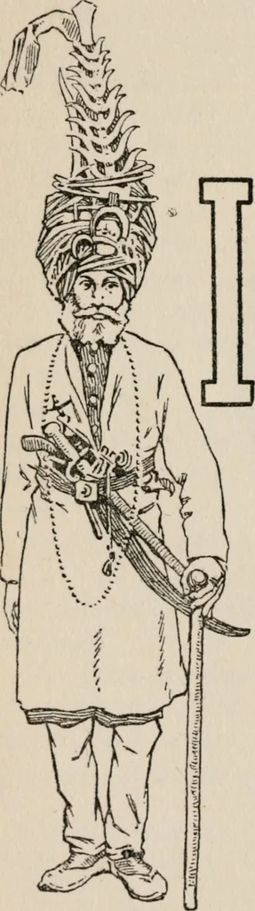 An illustration from The mystics, ascetics, and saints of India : a study of Sadhuism, with an account of the Yogis, Sanyasis, Bairagis, and other strange Hindu sectarians, 1905, leaf 237