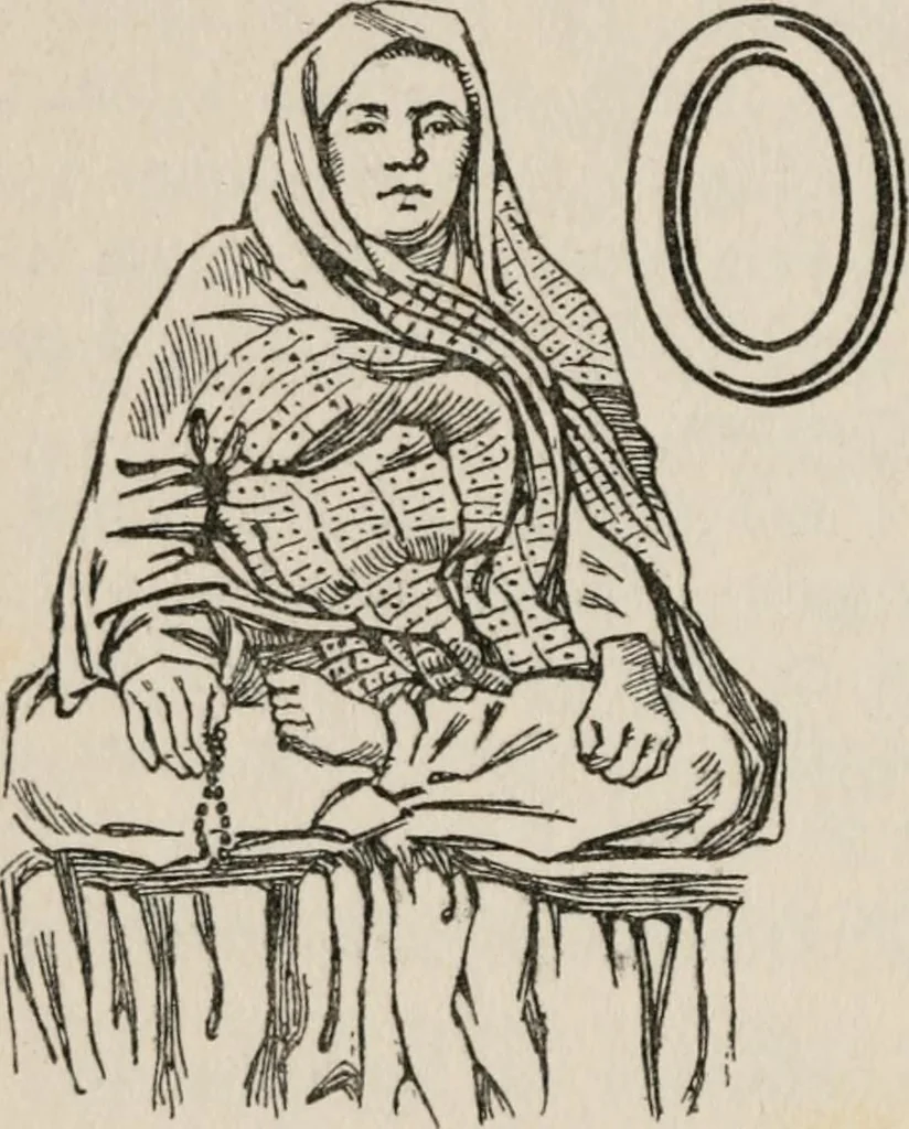 An illustration from The mystics, ascetics, and saints of India : a study of Sadhuism, with an account of the Yogis, Sanyasis, Bairagis, and other strange Hindu sectarians, 1905, leaf 295