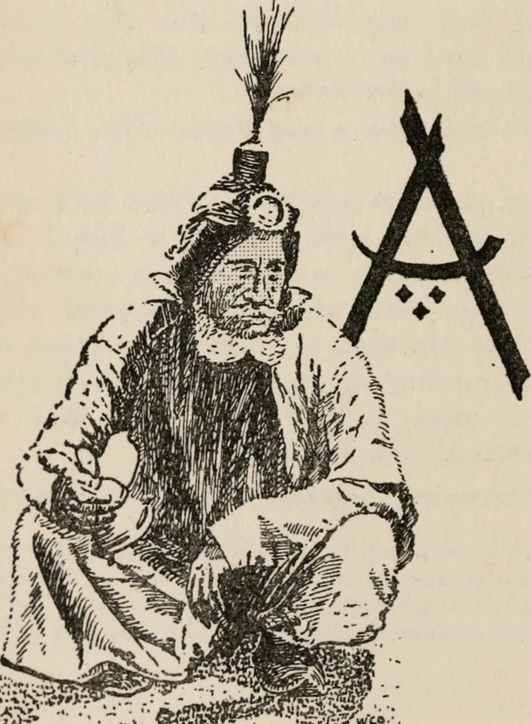An illustration from The mystics, ascetics, and saints of India : a study of Sadhuism, with an account of the Yogis, Sanyasis, Bairagis, and other strange Hindu sectarians, 1905, leaf 85