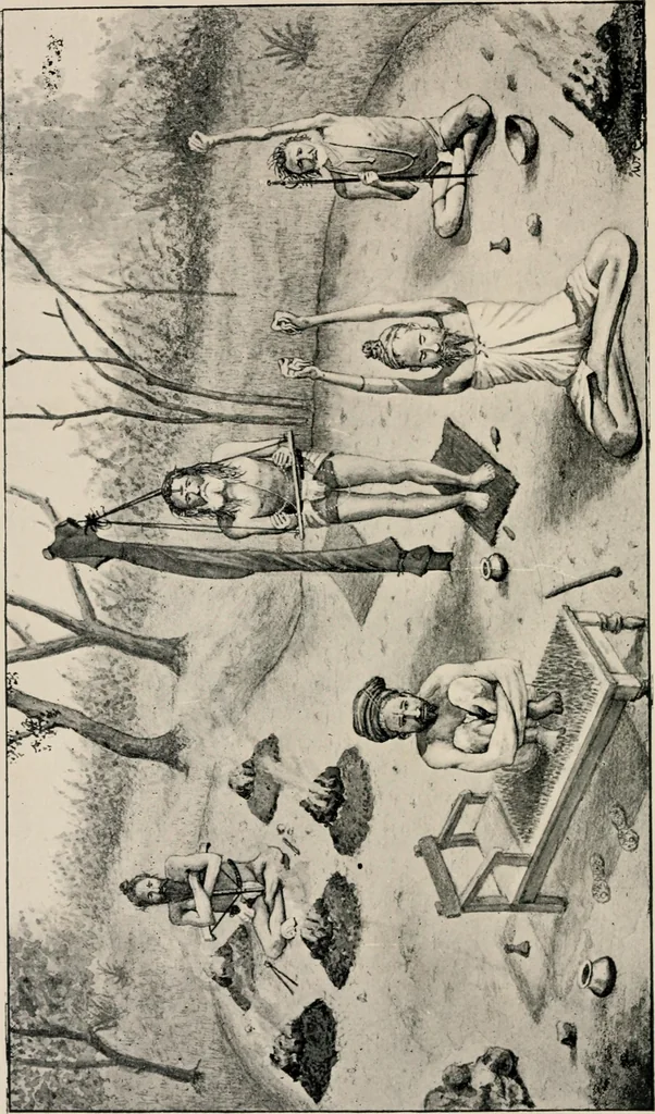 An illustration from The mystics, ascetics, and saints of India : a study of Sadhuism, with an account of the Yogis, Sanyasis, Bairagis, and other strange Hindu sectarians, 1905, leaf 9