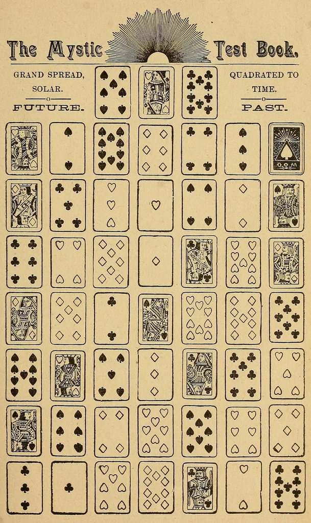 An illustration from The mystic test book;, 1893, leaf 109