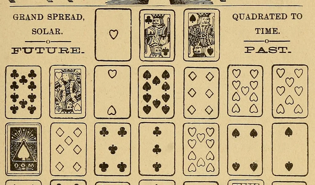 An illustration from The mystic test book;, 1893, leaf 137