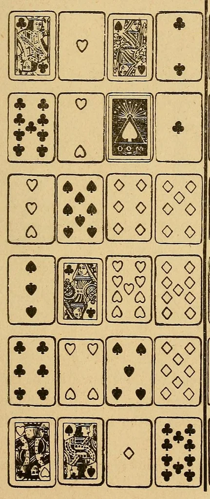 An illustration from The mystic test book;, 1893, leaf 219