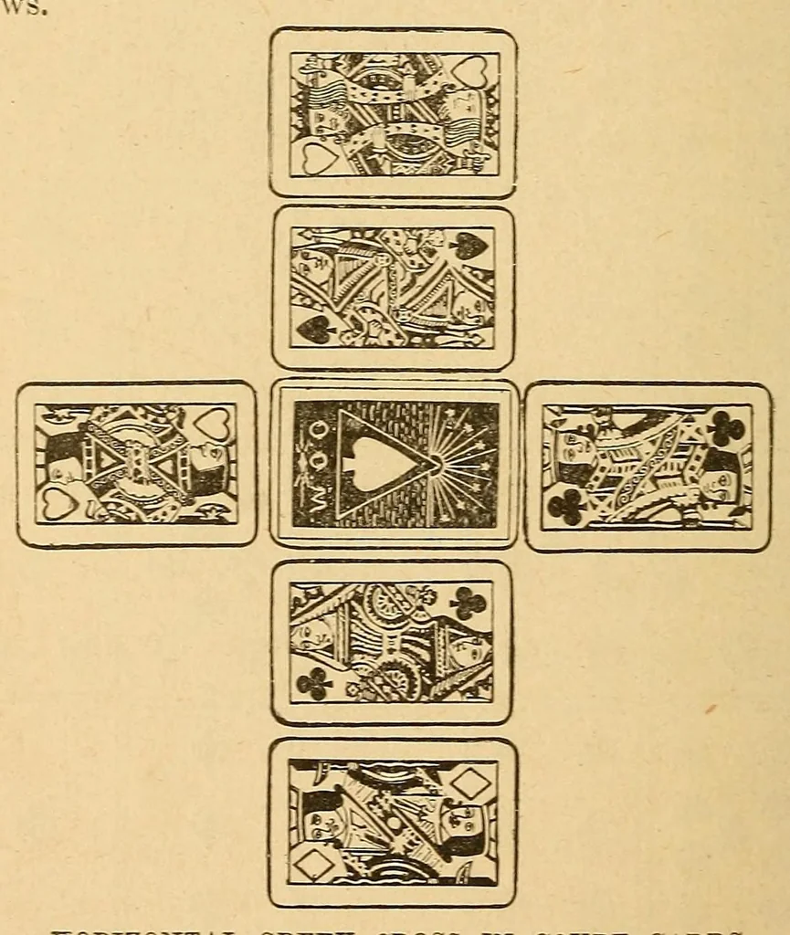 An illustration from The mystic test book;, 1893, leaf 78