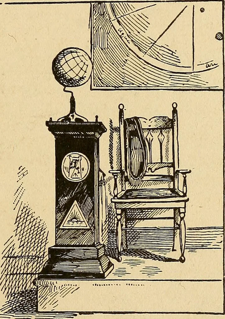 An illustration from The mystic test book; or, The magic of the cards. Giving the mystic meaning of these wonderful and ancient emblems in their relationship to the heavenly bodies, under all conditions; with rules and processes for reading or delineating the emblems, 1919, leaf 20