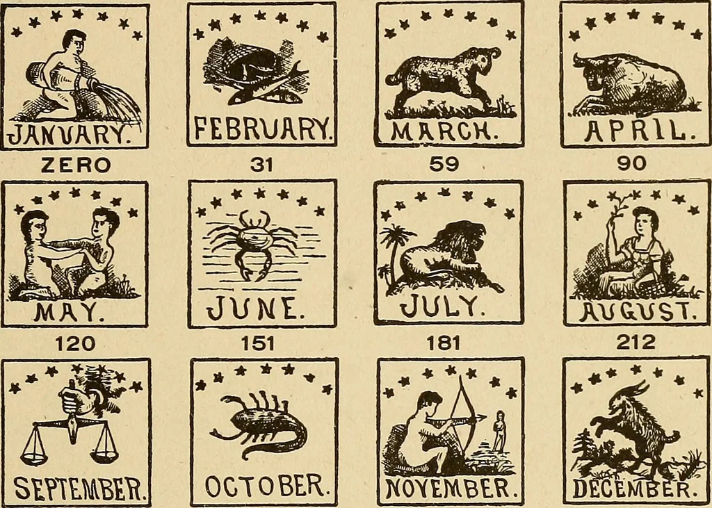 An illustration from The mystic test book; or, The magic of the cards. Giving the mystic meaning of these wonderful and ancient emblems in their relationship to the heavenly bodies, under all conditions; with rules and processes for reading or delineating the emblems, 1919, leaf 296