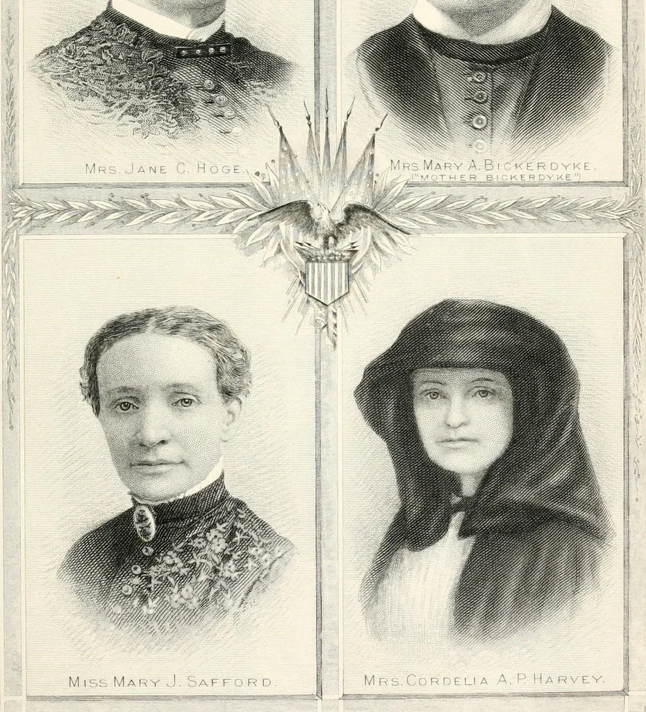 An illustration from My story of the war : a woman's narrative of four years personal experience as nurse in the Union Army : and in relief work at home, in hospitals, camps, and at the front, during the war of the rebellion : with anecdotes, pathetic incidents, and thrilling reminiscences portraying the lights and shadows of hospital life and the sanitary services of the war, 1890, leaf 164