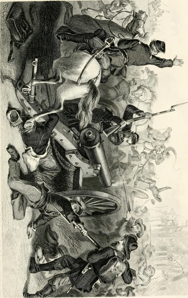 An illustration from My story of the war : a woman's narrative of four years personal experience as nurse in the Union Army : and in relief work at home, in hospitals, camps, and at the front, during the war of the rebellion : with anecdotes, pathetic incidents, and thrilling reminiscences portraying the lights and shadows of hospital life and the sanitary services of the war, 1890, leaf 399