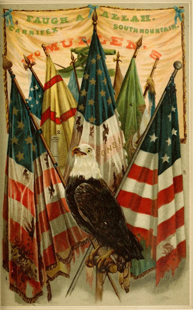 An illustration from My story of the war : a woman's narrative of four years personal experience as nurse in the Union Army : and in relief work at home, in hospitals, camps, and at the front, during the war of the rebellion : with anecdotes, pathetic incidents, and thrilling reminiscences portraying the lights and shadows of hospital life and the sanitary services of the war, 1890, leaf 629