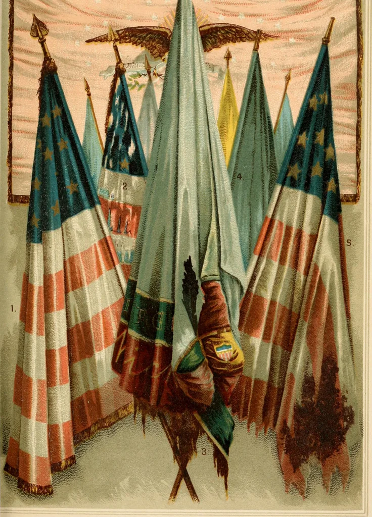 An illustration from My story of the war : a woman's narrative of four years personal experience as nurse in the Union Army : and in relief work at home, in hospitals, camps, and at the front, during the war of the rebellion : with anecdotes, pathetic incidents, and thrilling reminiscences portraying the lights and shadows of hospital life and the sanitary services of the war, 1890, leaf 661