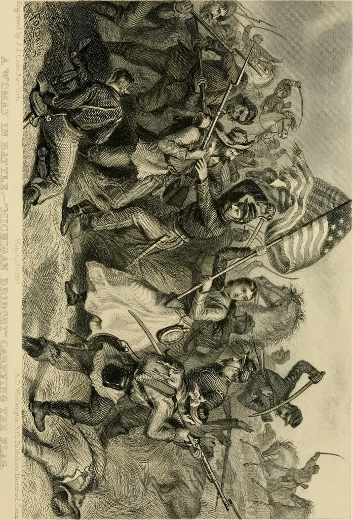 An illustration from My story of the war: a woman's narrative of four years personal experience as nurse in the Union army, and in relief work at home, in hospitals, camps, and at the front, during the war of the rebellion..., 1889, leaf 122