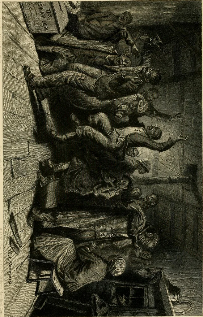 An illustration from My story of the war: a woman's narrative of four years personal experience as nurse in the Union army, and in relief work at home, in hospitals, camps, and at the front, during the war of the rebellion..., 1889, leaf 268