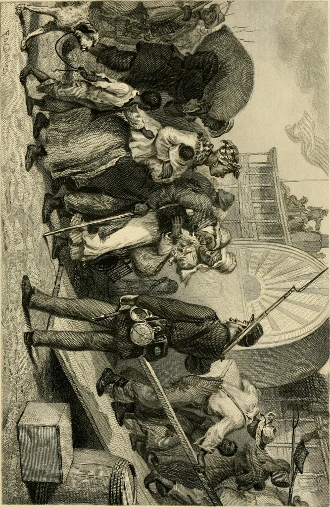 An illustration from My story of the war: a woman's narrative of four years personal experience as nurse in the Union army, and in relief work at home, in hospitals, camps, and at the front, during the war of the rebellion..., 1889, leaf 350